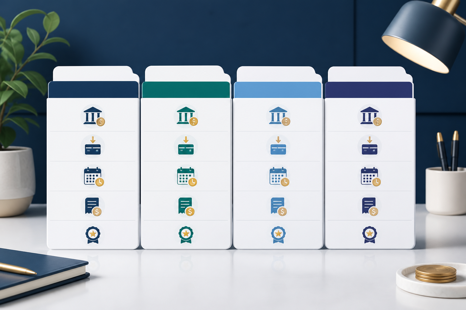 Bank bonus comparison checklist showing deposit, direct deposit, deadline, fees and reward conditions