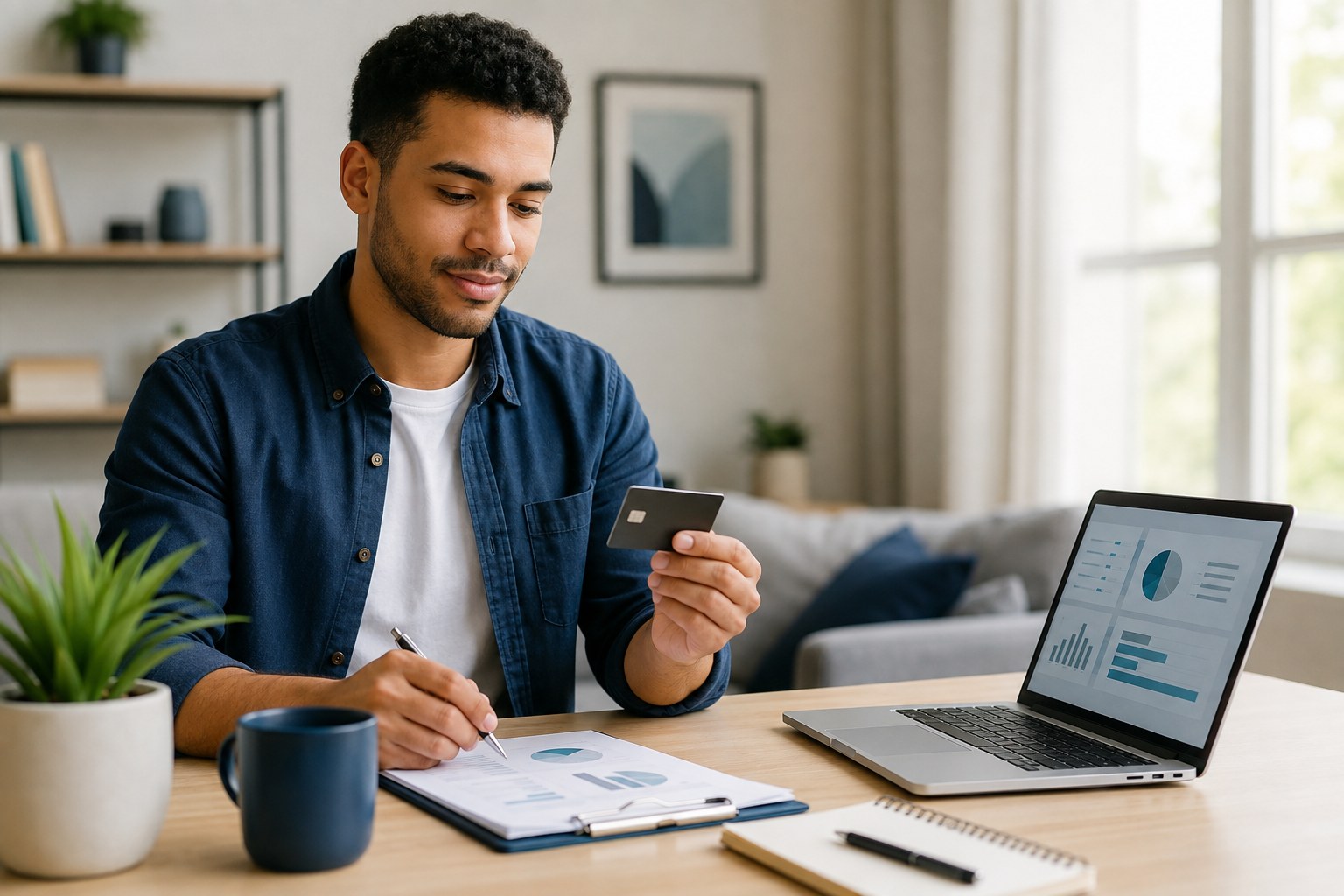 Building credit from scratch with a starter credit card and budget