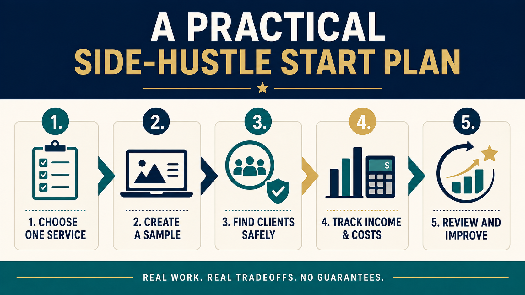 Five-step plan for starting an online side hustle safely