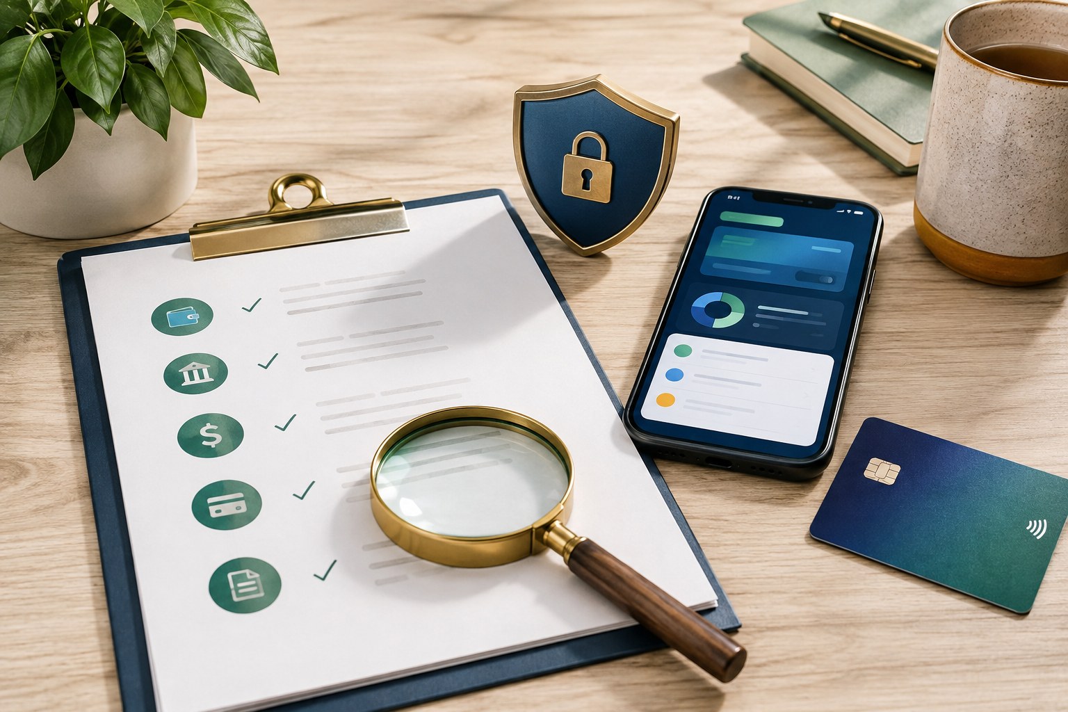 A checklist for comparing free checking account fees, access, and deposit insurance