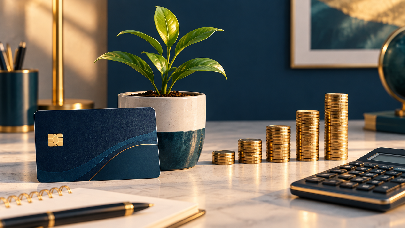 Checking account planning card